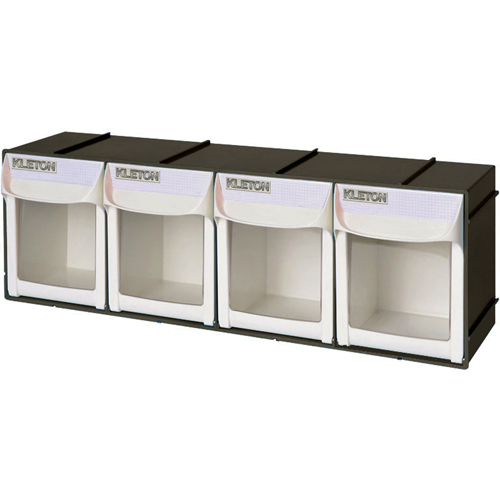 Bac basculant robuste, 23-1/2" la x 5-1/2" p x 7-7/8" h, 4 tiroirs Pryde Industrial Inc.