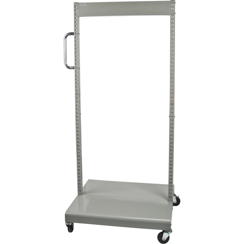 Mobile Tilt Bin Rack - Cart Only, Double-sided, 26-1/4" W x 22" D x 57-1/2" H Pryde Industrial Inc.