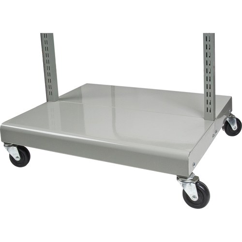Mobile Tilt Bin Rack - Cart Only, Double-sided, 26-1/4" W x 22" D x 57-1/2" H Pryde Industrial Inc.