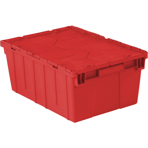 Flipak&reg; Polyethylene Plastic (PE) Distribution Containers, 21.9" x 15.2" x 9.3", Red Pryde Industrial Inc.