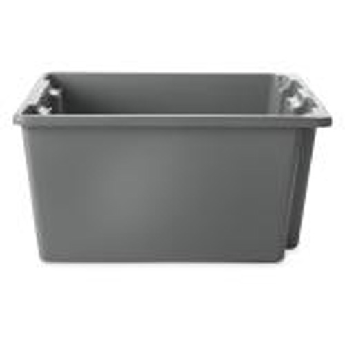 Stack & Nest Palletote Box, 10" x 15.5" x 19.5", Grey Pryde Industrial Inc.