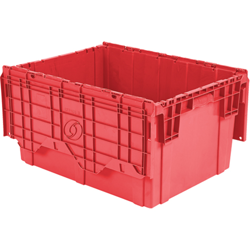 Contenants de distribution Flipak en plastique poly&eacute;thyl&egrave;ne (PE), 27,9" x 20,9" x 15,2", Rouge Pryde Industrial Inc.