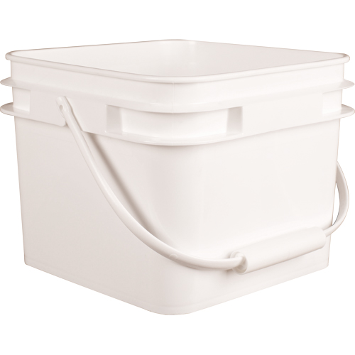 Seau carr&eacute;, Plastique, 2,1 gal. Pryde Industrial Inc.