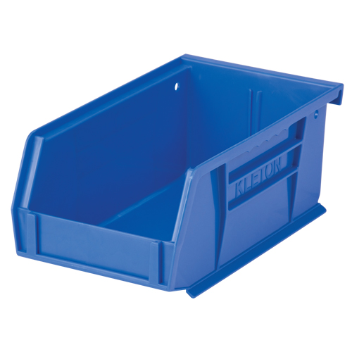Stack & Hang Bin, 4-1/8" W x 3" H x 7-3/8" D, Blue Pryde Industrial Inc.