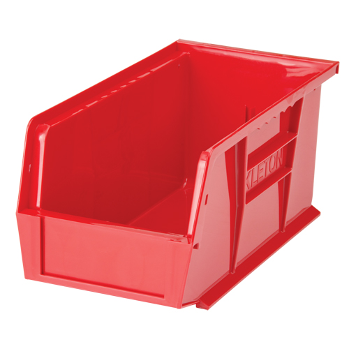Stack & Hang Bin, 5-1/2" W x 5" H x 10-7/8" D, Red Pryde Industrial Inc.