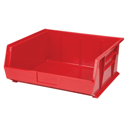 Stack & Hang Bin, 16-1/2" W x 7" H x 14-3/4" D, Red Pryde Industrial Inc.