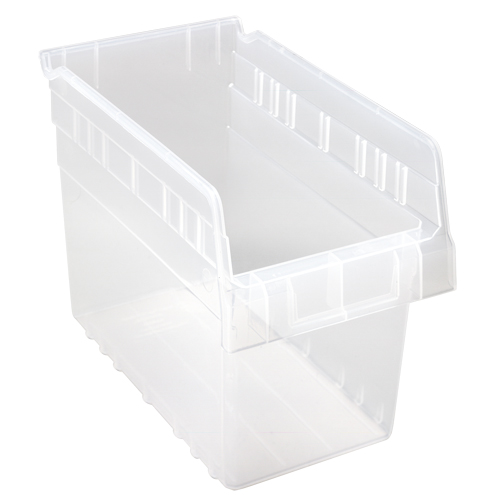 Bacs pour &eacute;tag&egrave;re Store-Max, 6-5/8" la x 8" H x 11-5/8" p, Transparent, Capacit&eacute; 44 lb Pryde Industrial Inc.