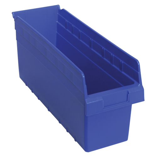 Bacs pour &eacute;tag&egrave;re Store-Max, 6-5/8" la x 8" H x 17-7/8" p, Bleu, Capacit&eacute; 56 lb Pryde Industrial Inc.