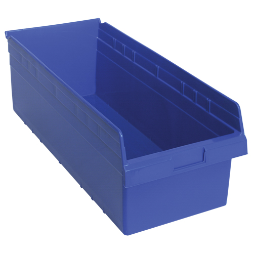 Bacs pour &eacute;tag&egrave;re Store-Max, 11-1/8" la x 8" H x 23-5/8" p, Bleu, Capacit&eacute; 68 lb Pryde Industrial Inc.