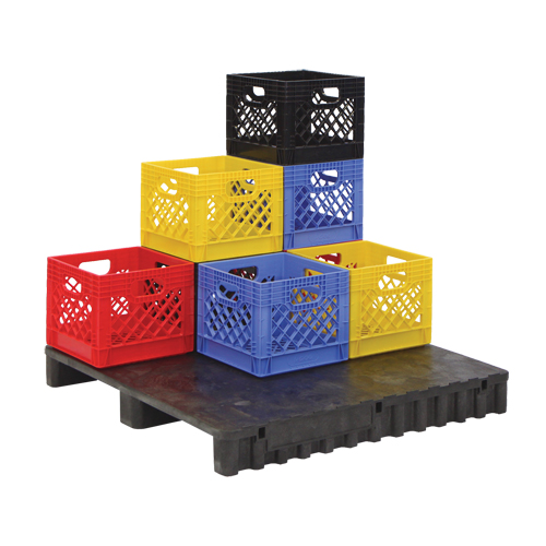 Caisse en plastique pour produits laitiers Pryde Industrial Inc.