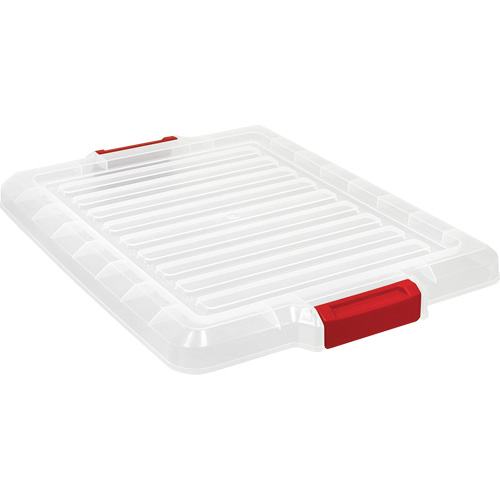 Couvercle pour contenant avec loquet en plastique Pryde Industrial Inc.