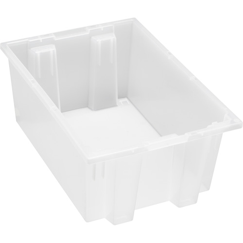 Contenant robuste Stack & Nest, 8" x 13,5" x 19,5", Transparent Pryde Industrial Inc.