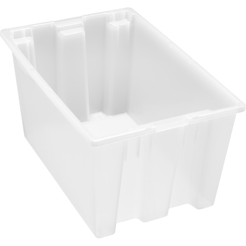 Contenant robuste Stack & Nest, 15" x 19,5" x 29,5", Transparent Pryde Industrial Inc.