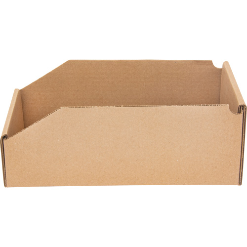 Deep Corrugated Parts Bins, 5-3/4" W x 11-1/4" D x 4-1/2" H, Beige Pryde Industrial Inc.