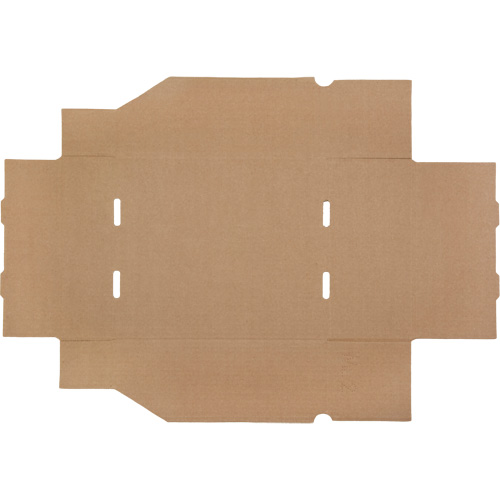 Deep Corrugated Parts Bins, 11-3/4" W x 11-1/4" D x 4-1/2" H, Beige Pryde Industrial Inc.