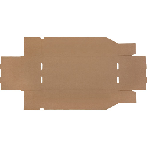 Deep Corrugated Parts Bins, 7-3/4" W x 17-1/4" D x 4-1/2" H, Beige Pryde Industrial Inc.