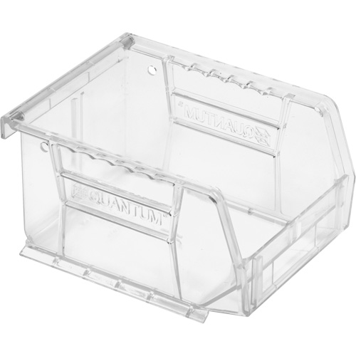 Crystal Clear Ultra Bins, 4-1/8" W x 3" H x 5-3/8" D, Clear Pryde Industrial Inc.