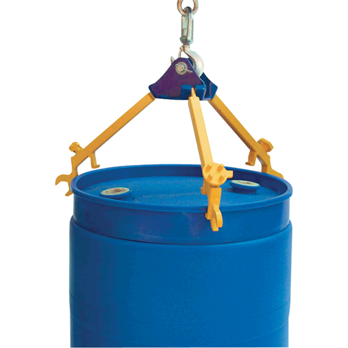 Multi-Purpose Overhead Drum Lifter with Wrenches, 30 - 55 US Gal. (25 - 45 Imperial Gal.), 800 lbs./362 kg. Cap. Pryde Industrial Inc.