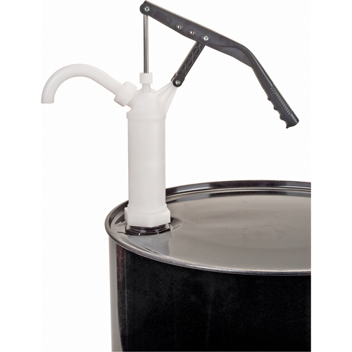 Lever-Type Drum Pump, PTFE, 14 oz./Stroke, Fits 5-55 Gal. Pryde Industrial Inc.