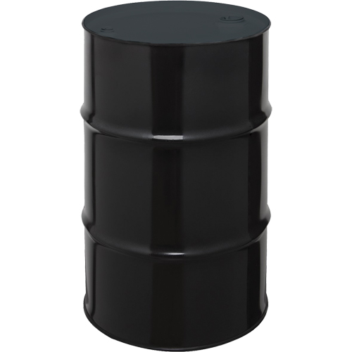 Barils en acier, 55 gal. US (45 gal. imp.), Non doubl&eacute;, Noir, Dessus ferm&eacute;, 1A1/X1.8/300, Calibre 20 Pryde Industrial Inc.