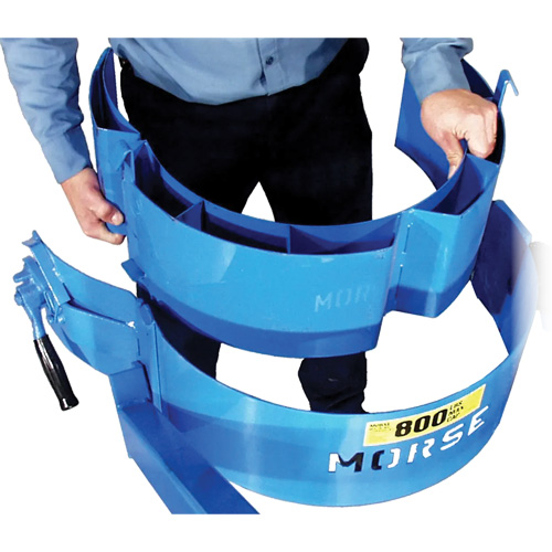 Manual Tilt Drum Lifter Kit, 55 US gal. (45 Imperial Gal.) Drum Size, 800 lbs./363 kg. Cap. Pryde Industrial Inc.