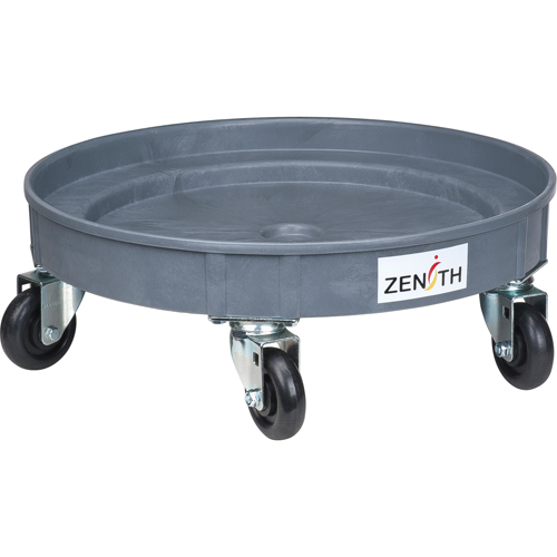 Socle roulant pour baril de confinement des fuites, 24.25" dia. X 8,625" H, Cap. de d&eacute;versement 1,5 gal. US Pryde Industrial Inc.