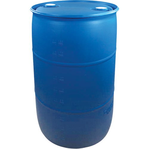 Barils en poly&eacute;thyl&egrave;ne, 30 gal. US (25 gal. imp.), Dessus ferm&eacute;, Bleu Pryde Industrial Inc.