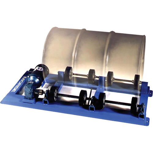M&eacute;langeur rotatif stationnaire &agrave; baril unique, 55 gal. US (45 gal. imp.) Capacit&eacute;, Vitesse fixe, 0,5 CV Pryde Industrial Inc.