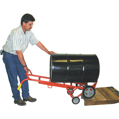Diable de luxe pour baril 15BT, Fabriqu&eacute; en Acier, 30 - 55 gal. US (25 - 45 gal. imp.) Pryde Industrial Inc.