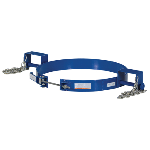 Anneau de bascule pour baril, Baril de 55 gal. US (45 gal. imp.), Capacit&eacute; 1200 lb/ 544 kg Pryde Industrial Inc.