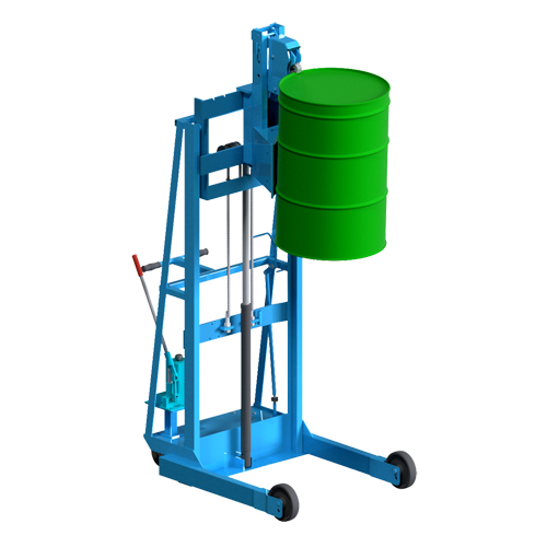 Vertical-Lift MORSPEED Drum Stacker, For 30 - 85 US Gal. (25 - 70 Imperial Gal.) Pryde Industrial Inc.