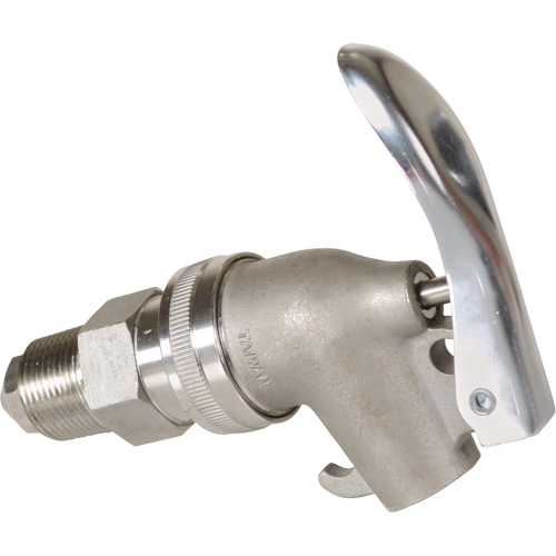 Robinet de baril manuel, Acier inoxydable, NPT de 3/4" Pryde Industrial Inc.