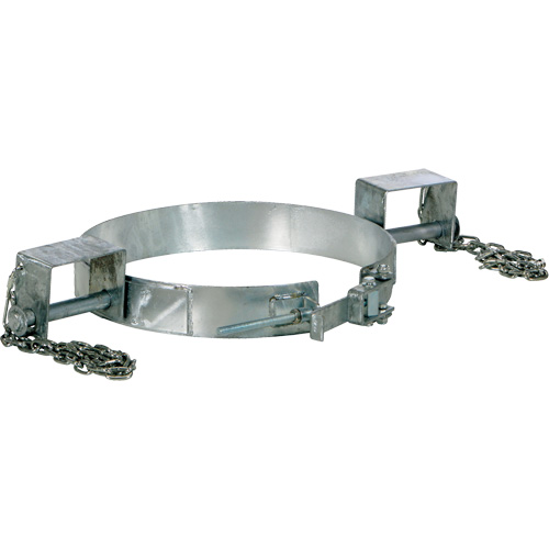 Tilting Drum Ring, 30 US Gal. (24.98 Imperial Gal.) Drum Size, 1200 lbs./544 kg Cap. Pryde Industrial Inc.