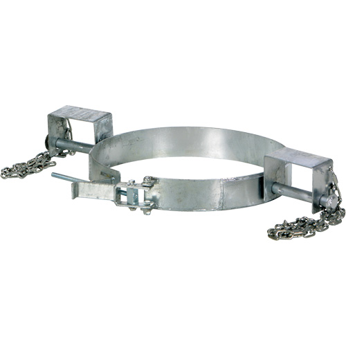 Tilting Drum Ring, 30 US Gal. (24.98 Imperial Gal.) Drum Size, 1200 lbs./544 kg Cap. Pryde Industrial Inc.