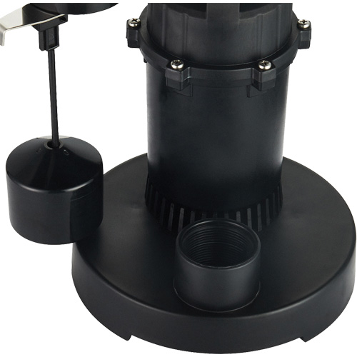 Thermoplastic Submersible Sump Pump, 2560 GPH, 115 V, 4.6 A, 1/3 HP Pryde Industrial Inc.