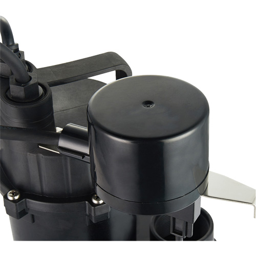 Thermoplastic Submersible Sump Pump, 2560 GPH, 115 V, 4.6 A, 1/3 HP Pryde Industrial Inc.