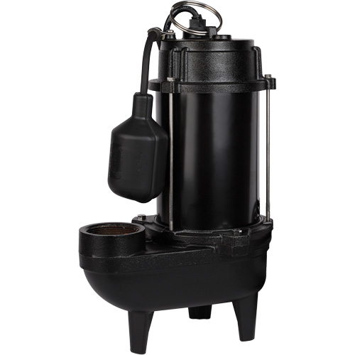 Cast Iron Effluent Pump, 4800 GPH, 120 V, 7.8 A, 1/2 HP Pryde Industrial Inc.