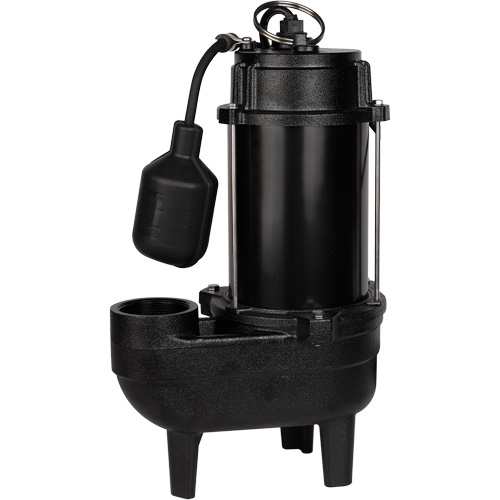 Cast Iron Sewage Pump, 120 V, 9.5 A, 6000 GPH, 1/2 HP Pryde Industrial Inc.
