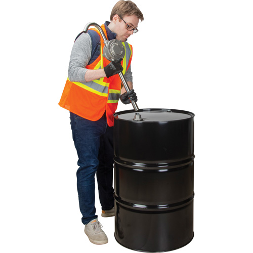 Pompe rotative pour baril, Acier inoxydable, Pour capacit&eacute; 55 gal., 12 oz/course Pryde Industrial Inc.