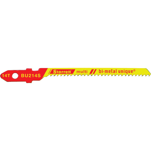 Unified Shank&reg; Jig Saw Blades, Bi-Metal, 2" L, 14 TPI Pryde Industrial Inc.