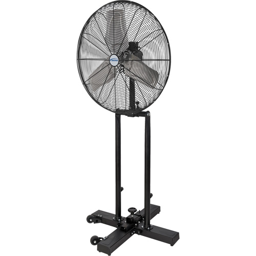 Foldable Pedestal Fan, Industrial, 3 Speed, 24" Diameter Pryde Industrial Inc.
