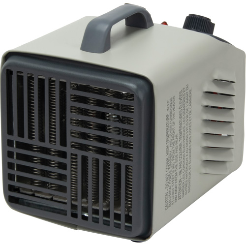 Personal Metal Shop Heater with Thermostat, Fan, Electric Pryde Industrial Inc.