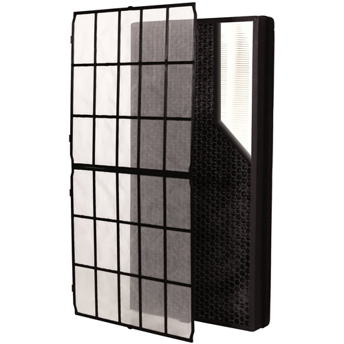 AeraMax&reg; SV HEPA/Carbon Air Purifier Filter with Pre-Filter, Box, MERV 13, 11.56" W x 2.38" D x 23.25" H Pryde Industrial Inc.