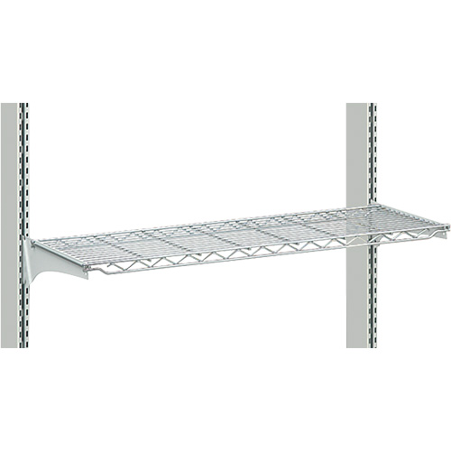 Postes de travail modulaires ergonomiques - Tablettes en fil m&eacute;tallique Pryde Industrial Inc.