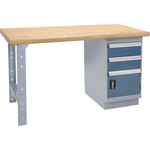 &eacute;tabli robuste, Porte a/combinaison de tiroirs, Cap 1500 lb, 60" la x 36" p, 34" h Pryde Industrial Inc.