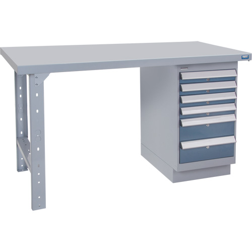 &eacute;tabli pr&eacute;conçu, 60" la x 36" p x 34" h, Capacit&eacute; 2500 lb Pryde Industrial Inc.