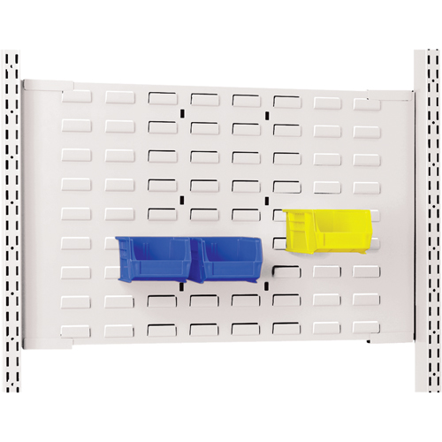 Accessoires pour &eacute;tablis du syst&egrave;me Nexus - Panneaux arri&egrave;re en acier &agrave; fentes Pryde Industrial Inc.