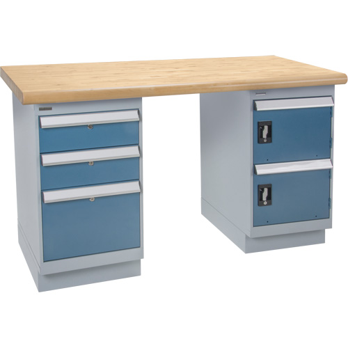 &eacute;tabli robuste, Porte & tiroirs, Cap 1500 lb, 60" la x 36" p, 34" h Pryde Industrial Inc.
