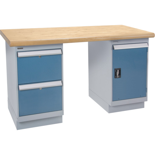 &eacute;tabli robuste, Porte & tiroirs, Cap 1500 lb, 60" la x 36" p, 34" h Pryde Industrial Inc.
