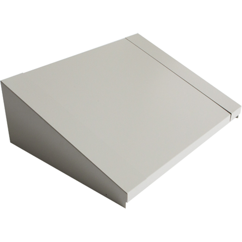 All-Welded Concorde - Heavy-Duty Lockers Sloping Top, 2 Bank, 18" D x 24" W x 6" H, Grey, Steel Pryde Industrial Inc.